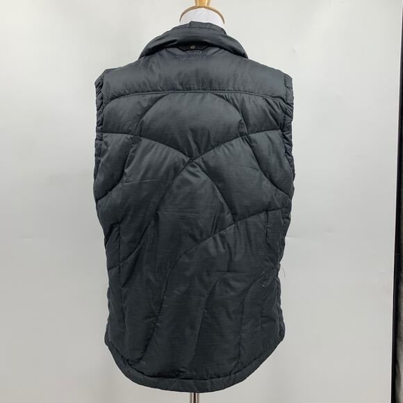 Columbia Vest Women L Large Gray Titanium Tech Interchange Down Insulated Zip Up - Picture 4 of 12